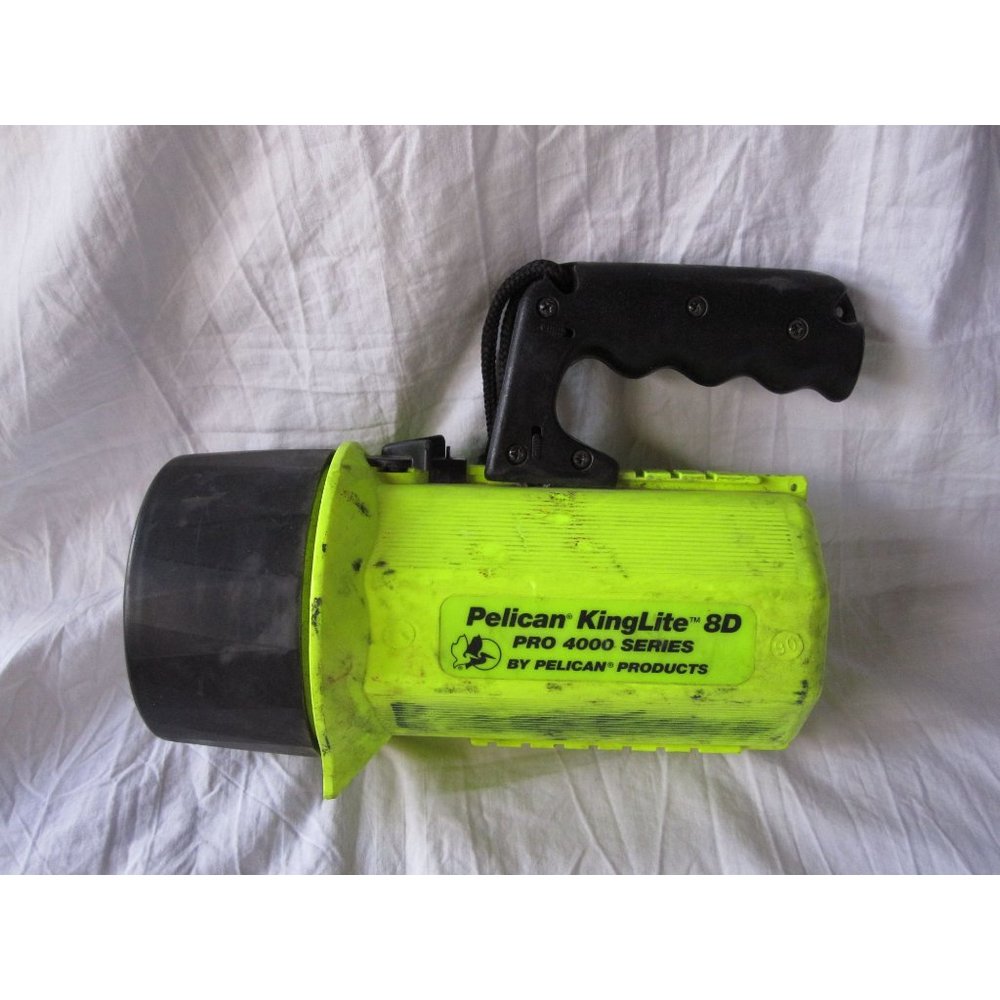Bright Green Pro 4000 Series Pelican KingLite 8D Flashlight‎ Rugged Emergency
